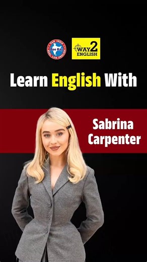 Learn English with Sabrina Carpenter | @way2english Hindi