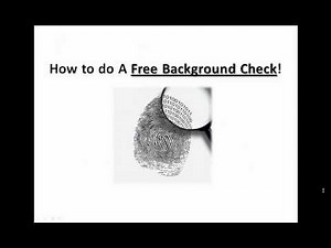 3 Ways To Do A Free Criminal Background Check Fast And Easy