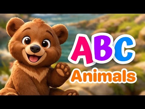 🦁 Animal ABC Song | Learn Alphabet A to Z for Kids 🦒