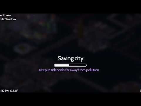 theotown island city timelapse. (theotown şehir)