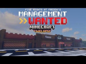 FNAF: Management Wanted Challenge Build | Minecraft Timelapse & Tour |