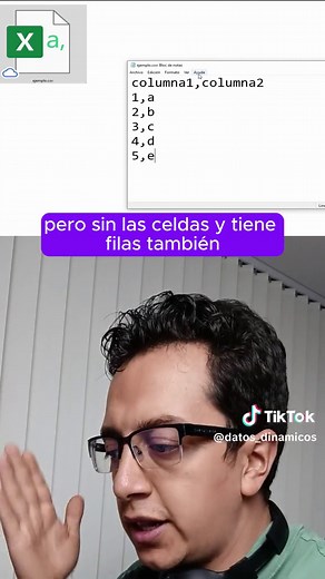 💡 ¡Descubre qué es un archivo CSV! 🗂️✨ ¿Sabes qué es un archivo CSV y qué significan sus siglas? Aprende todo sobre este formato esencial para el manejo de datos en este video educativo. 📊🔍 🔹 ¿Qué es un CSV? CSV: Comma-Separated Values (Valores Separados por Comas). Es un formato simple y universal para almacenar datos tabulares. 🔹 Beneficios del formato CSV: Fácil de leer y escribir con Python y Pandas. Compatible con Excel y muchas otras herramientas de análisis de datos. Ideal para la a