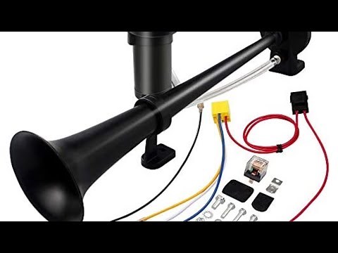 AMAZON air horn(GAMPRO 12V) in 08 Impreza install( Detailed instructions in description)