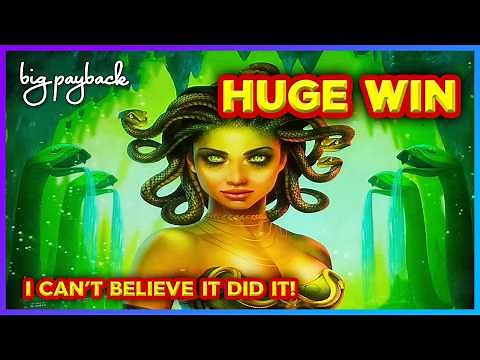 HUGE!!! CAN'T BELIEVE IT DID IT on Medusa Unleashed Slots!