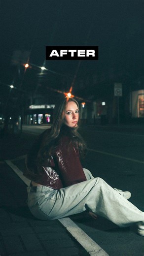 AI-Optimized Midnight Flash Street Lightroom Presets | Cinematic Night Photography #nightlife