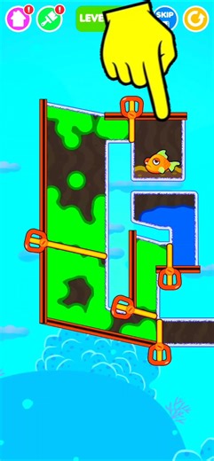 save the fish | save the fish game pull the pin game | mobile game #fishdom #fishdomminigames