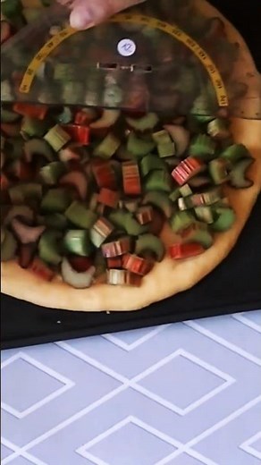 Is there anything easier than this rhubarb pie? #easyrecipe
