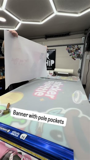 Creating Vinyl Banners with Pole Pockets