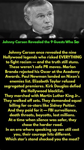 Johnny Carson Revealed the 9 Guests Who Said No to Racism in Old Hollywood and Meant It!