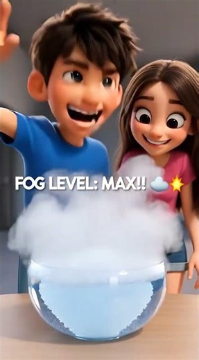 Dry Ice Fog Bomb Fills Room! ☁️😱 Zero Visibility Fail #shorts #dryicefog #fogchallenge