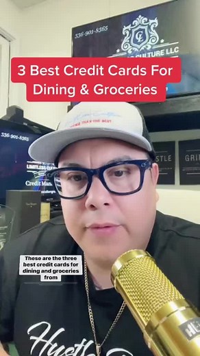 Top 3 credit cards for dining and groceries 💯 #credit #creditrepair #creditrepairservices #creditscore #creditcard #creditcards #amexgold #citibank #ChaseBank #nc #finance #money | Limitless Culture