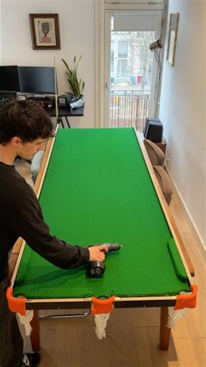 How I made a snooker practice table #diy #snooker #frameofmind