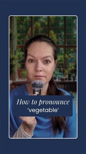 How to pronounce the word 'vegetable'? #englishpronunciation