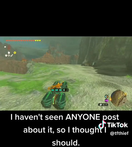 It also doesn't work on giant wheels, only small ones! Also, it's very particular about the inputs. Won't work if you don't pull the joystick directly down. You just gotta pretend it's a quarter circle input like in street fighter :) #totk #tearsofthekingdom #legendofzelda #zelda #link #ultrahand