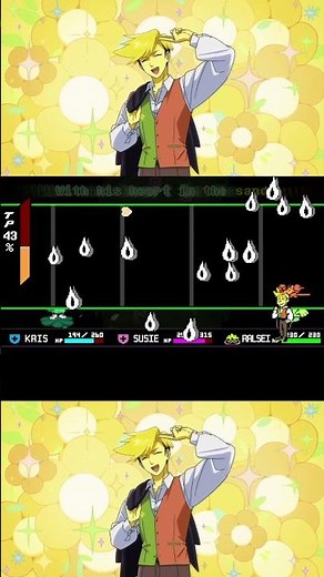 DELTARUNE Flower Man | KASA ENG Vocal Cover [FIXED, part2] with Lyrics | Boss Fight Footage