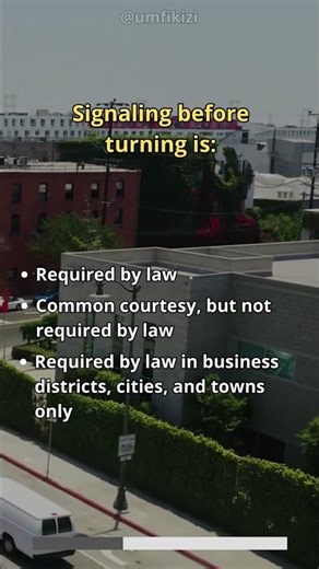 Signaling before turning is #shorts, #DMV, #Test