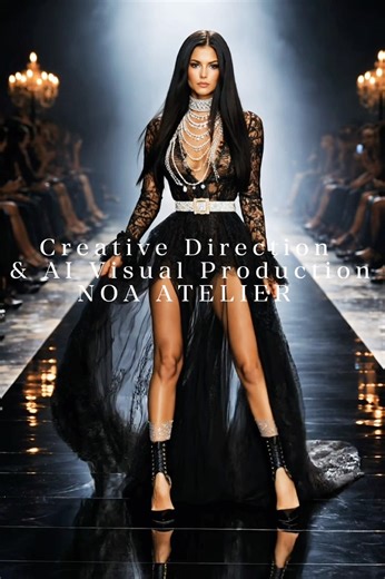 Midnight Pearls — Dark Couture Fashion Film #aistorytelling #aivisuals #fashion #aiartist