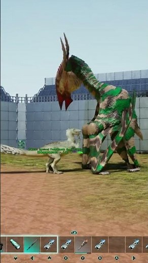 MegaRaptor Vs Hatzegopteryx | Ark Survival Ascended | Ark Mods | Ark Battles | Gameplay | Ai