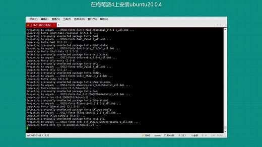 树莓派4安装 ubuntu server 20.04并安装 xubuntu-desktop