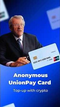 💳UnionPay USD Anonymous Debit Card – Privacy, Crypto & Global Freedom#unionpay #crypto #cryptocard