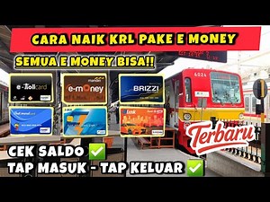 HOW TO RIDE THE KRL USING E-MONEY