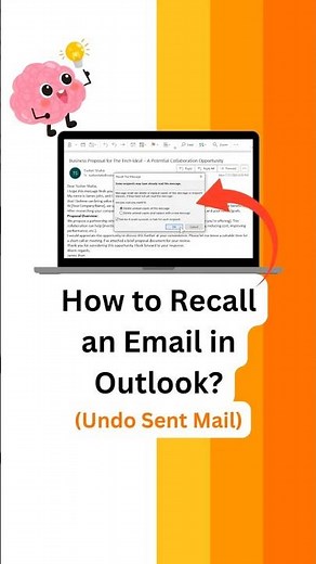 How to Recall an Email in Outlook? (Undo Sent Mail) #outlook #tutorial #tech