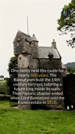This family held Kames Castle for 500 years and tutored a king; can you name him? #history #medieval #historyfacts | Historical Files