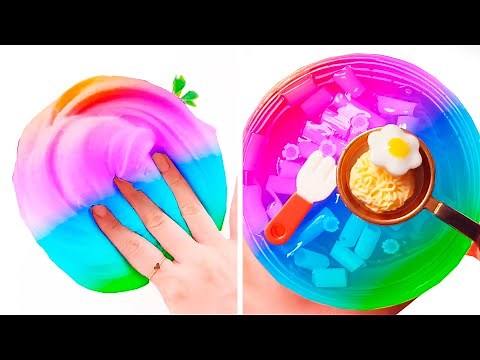3 Hours Satisfying Slime ASMR Satisfatório & Videos de Relaxante