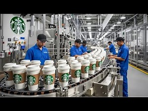 Inside Starbucks Coffee Factory | How Starbucks Coffee Is Made From Bean to Cup (Full Process)