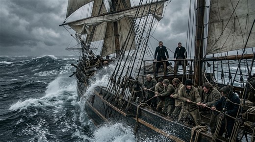 This is what happens when tension builds at sea