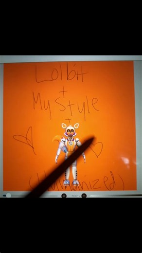 Had fun drawing Lolbit. Should I do the orginal gang all together?