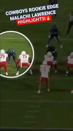 MALACHI LAWRENCE ✭ #COWBOYS ROOKIE EDGE UCF #HIGHLIGHTS 🔥 Relentless Pass Rushing Pressure! 👀 #NFL