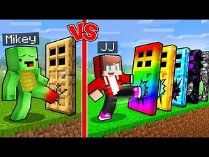 JJ and Mikey: The ULTIMATE POWER Battle in Minecraft! (Maizen)