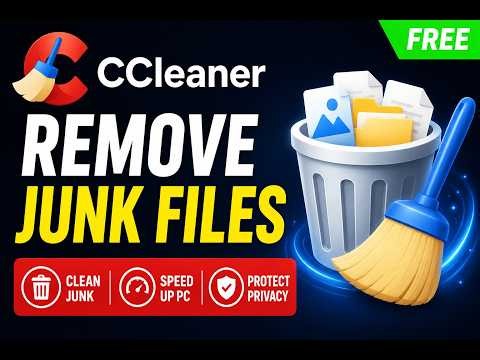 Remove Junk Files and Speed Up Your Computer With CCleaner.