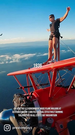 I Walked on the Wings of a Plane! #neverstop #stunt