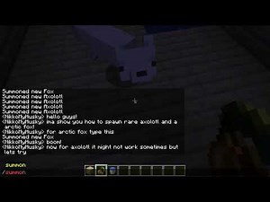 HOW TO SPAWN RARE AXOLOTL AND ARCTIC FOX!!