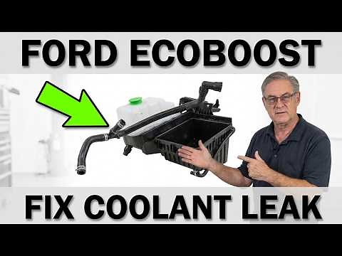 Fix the Most Common Coolant Leak on Ford EcoBoost Trucks! Easy Overflow Tank Replacement