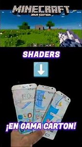 SHADER DE JAVA EN CELULAR GAMA BAJA #minecraft