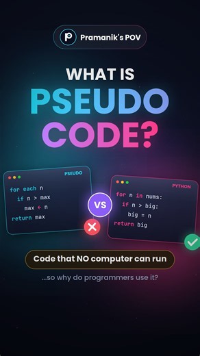 What Is Pseudocode? #shorts