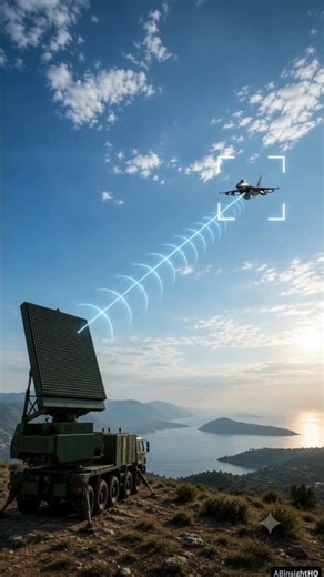 How Radar Sees a Plane From Hundreds of Kilometers Away.. #defense