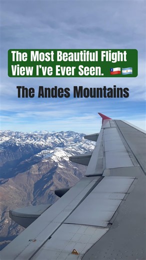 The Most Beautiful Flight View I’ve Ever Seen | Andes Mountains