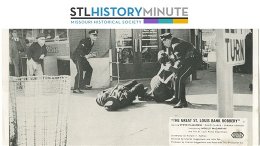 St. Louis police officers that foiled a bank robbery went on to be featured in a Hollywood movie about the caper. Find out about "The Great St. Louis Bank Robbery" in this week's STL History Minute! | Missouri History Museum