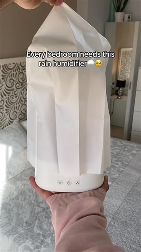 @rainora._ on Instagram: "Every home needs this… 🌧️☁️ I didn’t realize how dry my room felt until this turned on. The soft rain. The gentle mist. The calm it brings at night. It’s more than a humidifier — it’s a reset for your space. Perfect for winding down, sleeping deeper, or just letting the day fade away. 🌙 Helps fight dry air 💧 Ultra-fine mist for all-night comfort ☁️ Soothing rain effect + ambient glow 😴 Made for bedrooms, workspaces & cozy nights Once you see it, you can’t unsee it. 