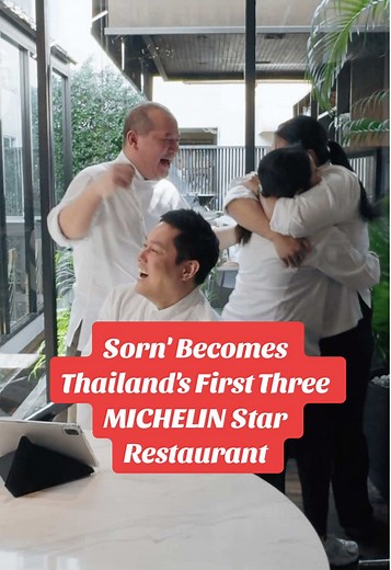 Sorn Achieves Thailand's First Three MICHELIN Stars