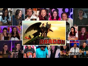 Everyone Fell in Love with Toothless | How to Train Your Dragon Reaction Mashup (2010)