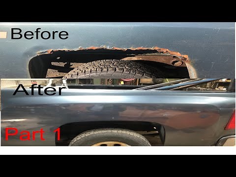 08 Chevy Silverado bed side repair panels part 1