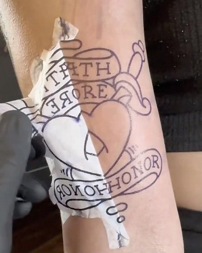 Classic Sailor Jerry Traditional Tattoo