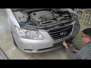 자동차 쉽게 앞범퍼 탈거하는 법 / nf소나타 [일산 쿼츠마스터] #일산 #자동차앞범퍼분리 #자동차범퍼탈거