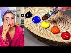 *60 Minutes*🎨 Text To Speech 🎨 ASMR Satisfying Art || @Bailey Spinn || POVs Tiktok Compilations 2025