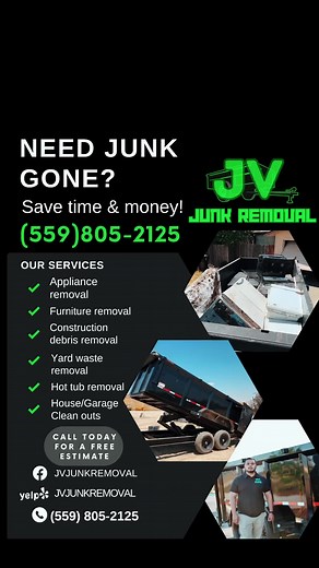 5.9K views · 16 reactions | JV Junk Removal | Visalia Stringer | Facebook